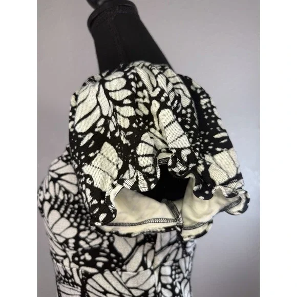 Urban Outfitters Women's Butterfly Dress Large Mini Dress Ruffled Sleeve - Picture 6 of 7